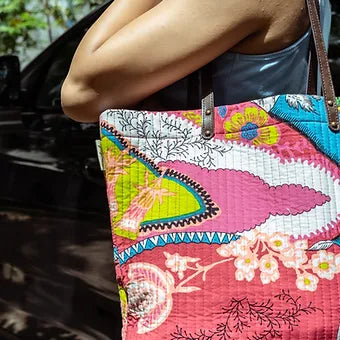 Chromatic Blossom Everyday Tote